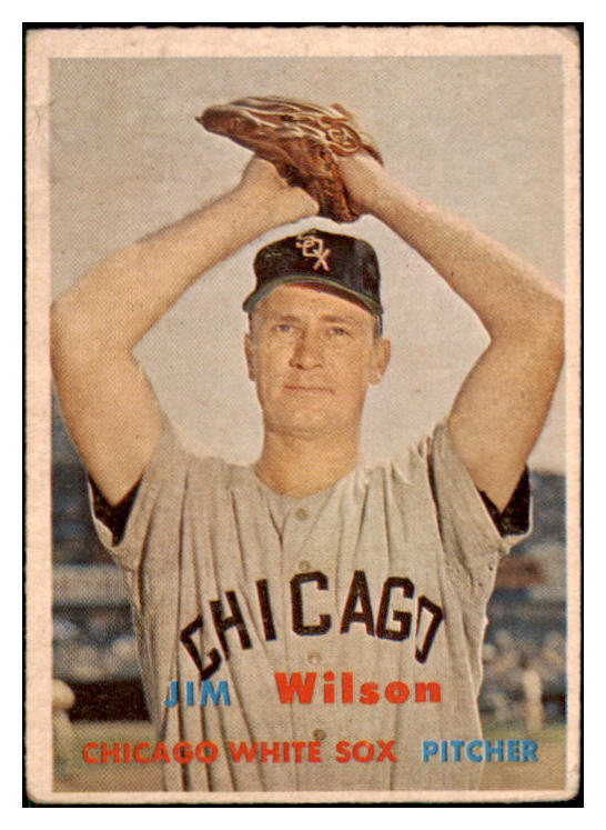 1957 Topps Baseball #330 Jim Wilson White Sox VG 508306