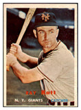 1957 Topps Baseball #331 Ray Katt Giants EX-MT 508308