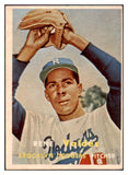 1957 Topps Baseball #337 Rene Valdes Dodgers EX 508347