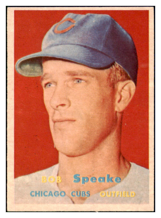 1957 Topps Baseball #339 Bob Speake Cubs EX-MT 508349