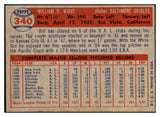 1957 Topps Baseball #340 Bill Wight Orioles EX 508358