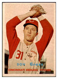 1957 Topps Baseball #341 Don Gross Reds EX-MT 508362