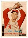 1957 Topps Baseball #341 Don Gross Reds EX-MT 508363