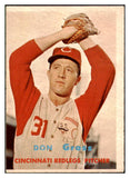 1957 Topps Baseball #341 Don Gross Reds VG-EX 508367