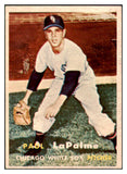 1957 Topps Baseball #344 Paul Lapalme White Sox EX-MT 508368