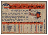 1957 Topps Baseball #344 Paul Lapalme White Sox EX 508371