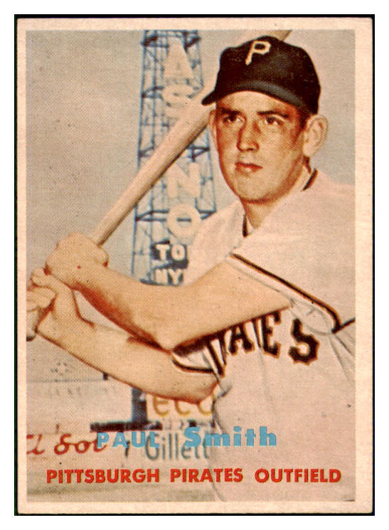 1957 Topps Baseball #345 Paul Smith Pirates EX-MT 508375