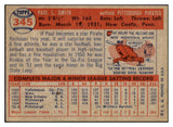 1957 Topps Baseball #345 Paul Smith Pirates EX-MT 508375