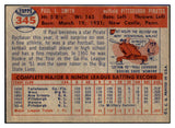 1957 Topps Baseball #345 Paul Smith Pirates VG-EX 508380