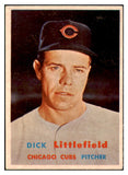 1957 Topps Baseball #346 Dick Littlefield Cubs EX-MT 508382