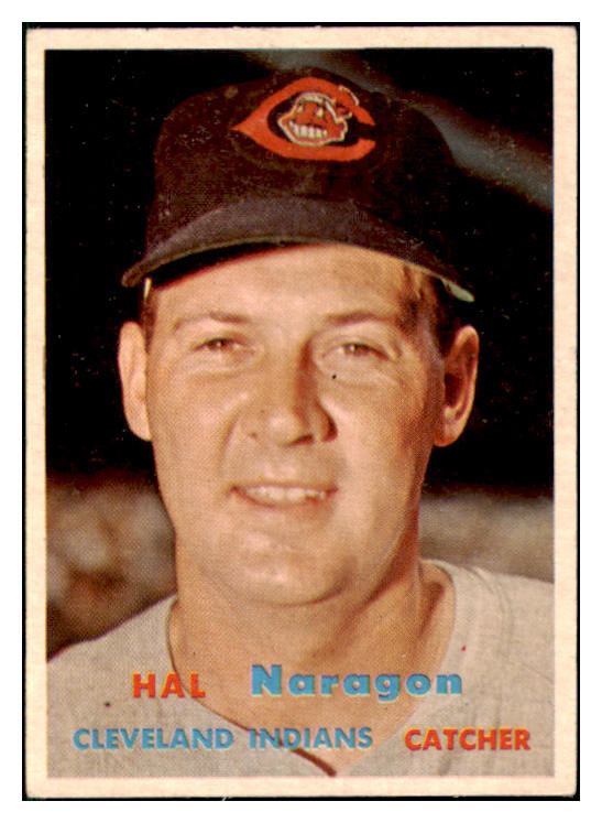 1957 Topps Baseball #347 Hal Naragon Indians EX-MT 508387