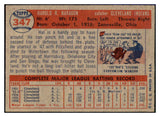 1957 Topps Baseball #347 Hal Naragon Indians EX 508389