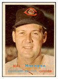 1957 Topps Baseball #347 Hal Naragon Indians EX 508390