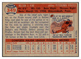 1957 Topps Baseball #349 Nelson King Pirates EX 508402