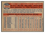 1957 Topps Baseball #350 Eddie Miksis Cardinals EX-MT 508404