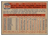 1957 Topps Baseball #350 Eddie Miksis Cardinals VG 508408