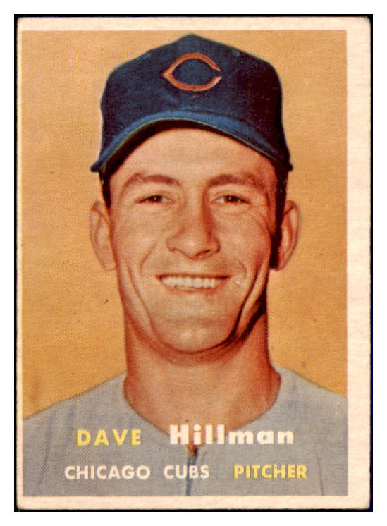 1957 Topps Baseball #351 Dave Hillman Cubs VG-EX 508411