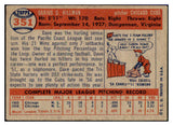 1957 Topps Baseball #351 Dave Hillman Cubs VG-EX 508411