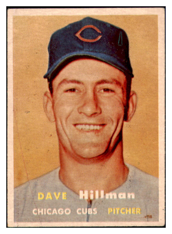 1957 Topps Baseball #351 Dave Hillman Cubs VG-EX 508412