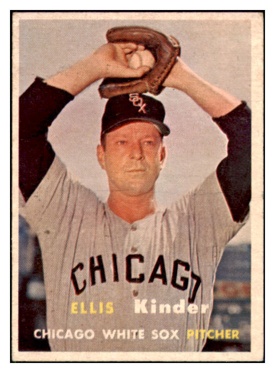 1957 Topps Baseball #352 Ellis Kinder White Sox EX 508418