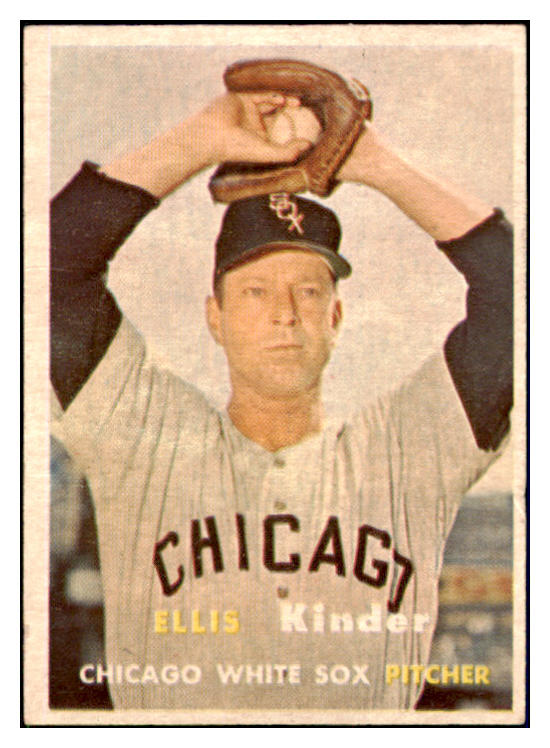 1957 Topps Baseball #352 Ellis Kinder White Sox VG-EX 508419