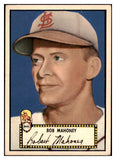 1952 Topps Baseball #058 Bob Mahoney Browns VG-EX Black 508422