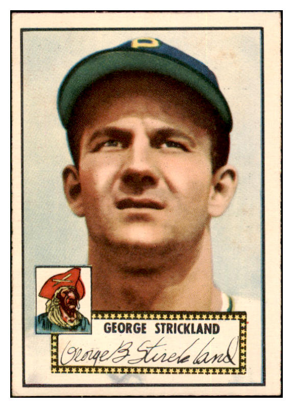 1952 Topps Baseball #197 George Strickland Pirates EX 508431