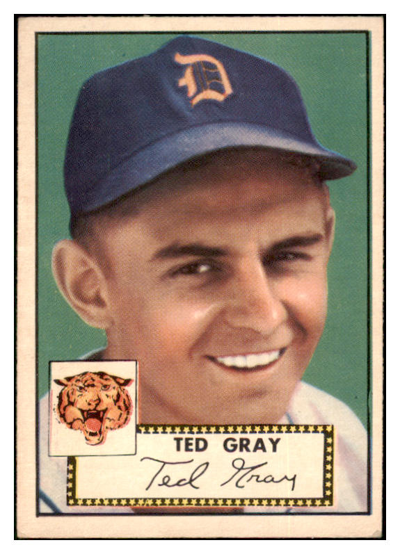 1952 Topps Baseball #086 Ted Gray Tigers EX 508433