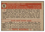 1952 Topps Baseball #086 Ted Gray Tigers EX 508433