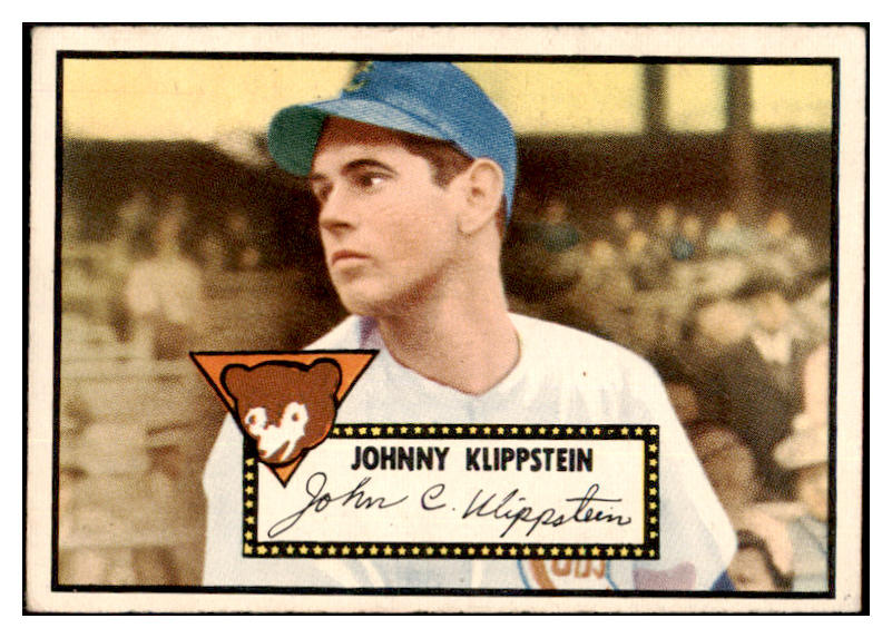 1952 Topps Baseball #148 Johnny Klippstein Cubs EX 508440