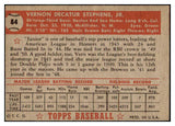 1952 Topps Baseball #084 Vern Stephens Red Sox VG-EX 508447
