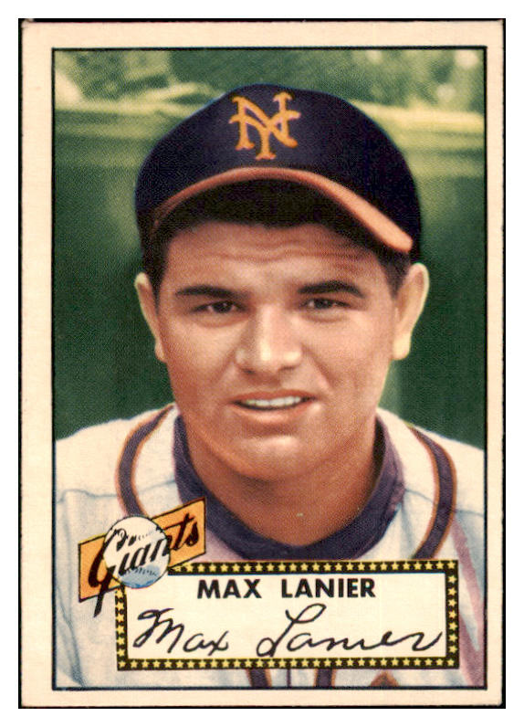 1952 Topps Baseball #101 Max Lanier Giants VG-EX 508448