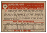 1952 Topps Baseball #101 Max Lanier Giants VG-EX 508448