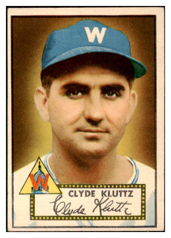 1952 Topps Baseball #132 Clyde Kluttz Senators VG-EX 508454