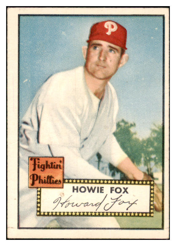 1952 Topps Baseball #209 Howie Fox Phillies VG-EX 508457