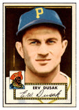 1952 Topps Baseball #183 Erv Dusak Pirates EX-MT 508460