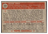 1952 Topps Baseball #223 Del Ennis Phillies EX-MT 508462