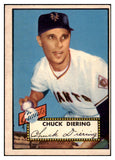 1952 Topps Baseball #265 Chuck Diering Giants EX 508470