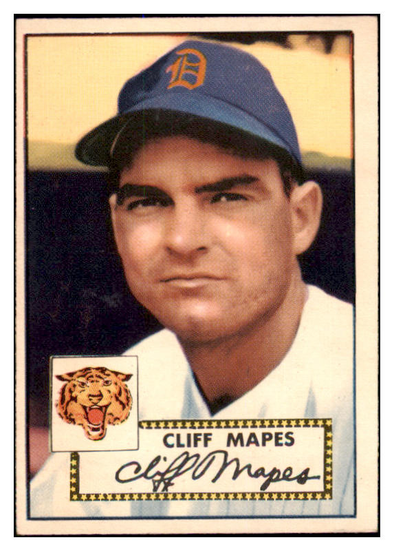 1952 Topps Baseball #103 Cliff Mapes Tigers EX+/EX-MT 508475