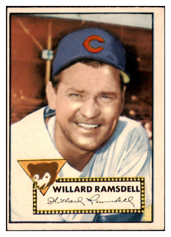 1952 Topps Baseball #114 Willard Ramsdell Cubs EX+/EX-MT 508481