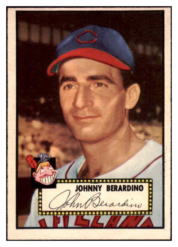 1952 Topps Baseball #253 Johnny Berardino Indians EX+/EX-MT 508482