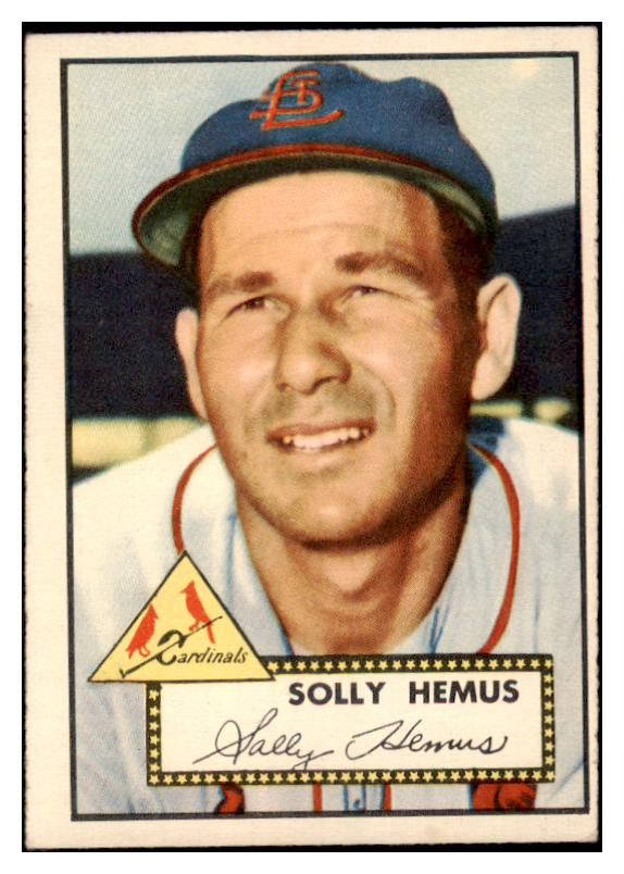 1952 Topps Baseball #196 Solly Hemus Cardinals EX+/EX-MT 508484