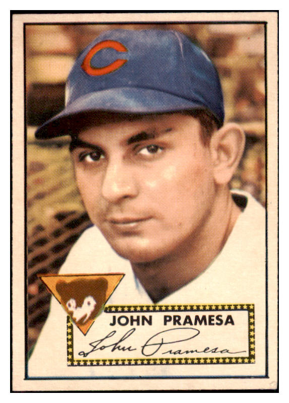 1952 Topps Baseball #105 John Pramesa Cubs EX+/EX-MT 508485