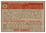 1952 Topps Baseball #105 John Pramesa Cubs EX+/EX-MT 508485