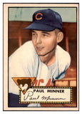 1952 Topps Baseball #127 Paul Minner Cubs EX+/EX-MT 508505