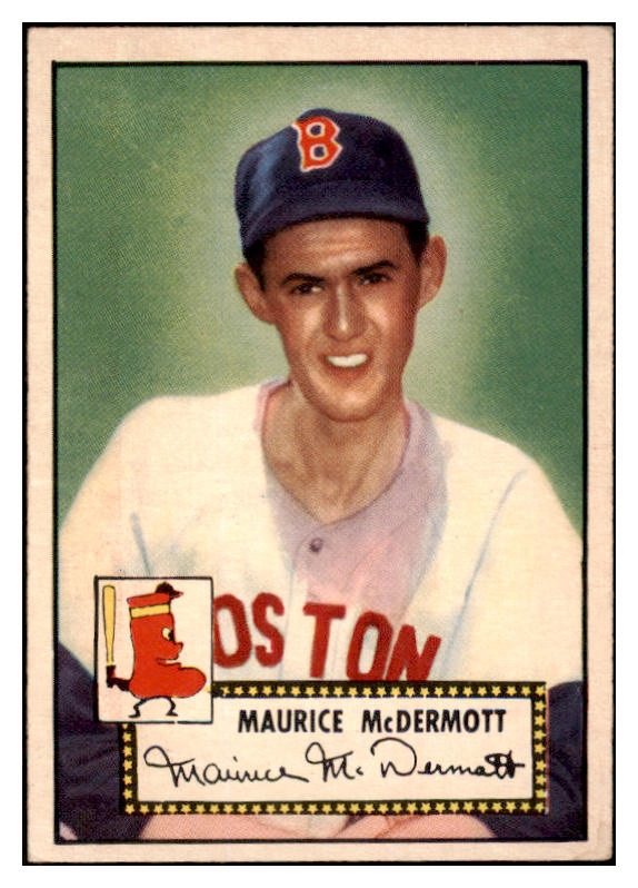 1952 Topps Baseball #119 Maurice McDermott Red Sox EX+/EX-MT 508508