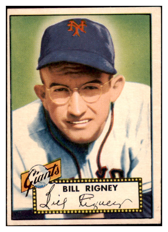 1952 Topps Baseball #125 Bill Rigney Giants EX+/EX-MT 508509