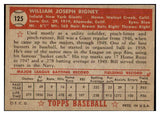 1952 Topps Baseball #125 Bill Rigney Giants EX+/EX-MT 508509