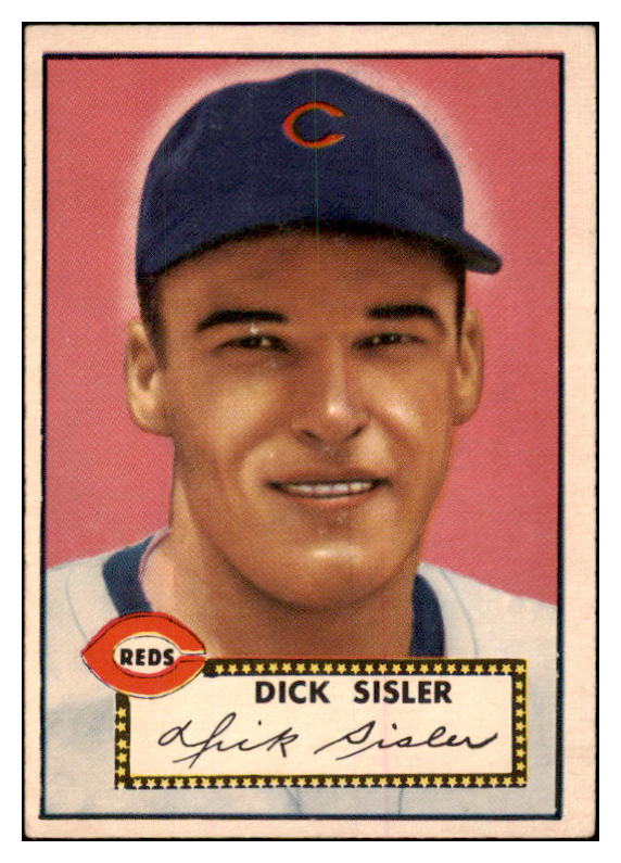 1952 Topps Baseball #113 Dick Sisler Reds EX+/EX-MT 508510