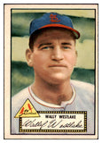 1952 Topps Baseball #038 Wally Westlake Cardinals EX-MT Red 508512